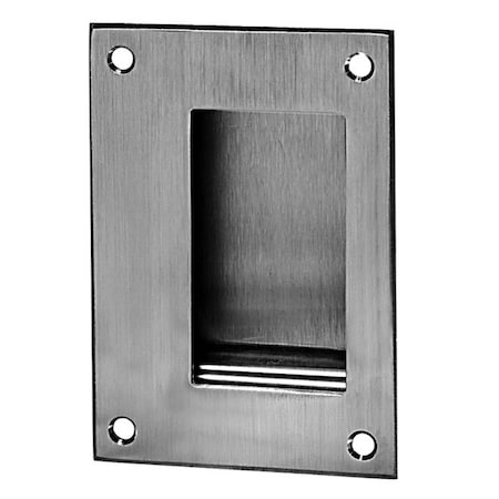 Rockwood RM78226D 2-11/16" x 4-3/16" Square Flush Pull Satin Chrome RM78226D